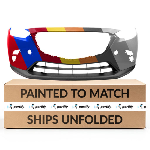2019-2021 Mazda CX3 Grand Touring Front Bumper - MA1000250-Partify-Painted-Replacement-Body-Parts