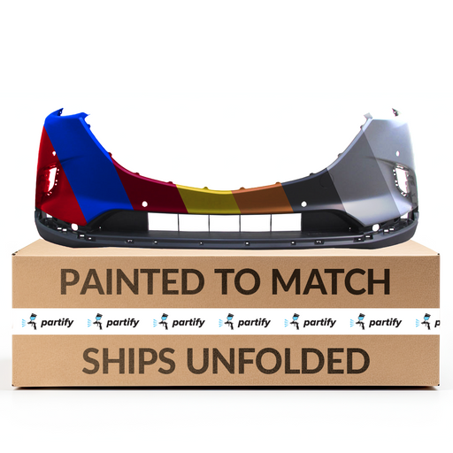 2018-2023 Mazda CX-9 OEM Front Bumper With Sensor Holes - TM5550031BBB-Partify-Painted-Replacement-Body-Parts