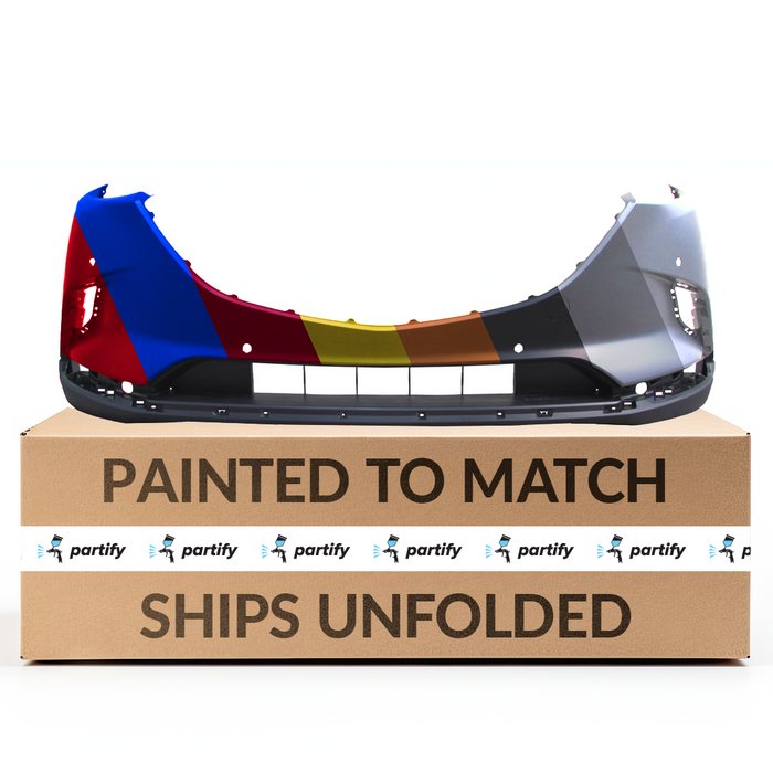 2018-2023 Mazda CX-9 CAPA Certified Front Bumper With Sensor Holes - MA1000251C-Partify-Painted-Replacement-Body-Parts