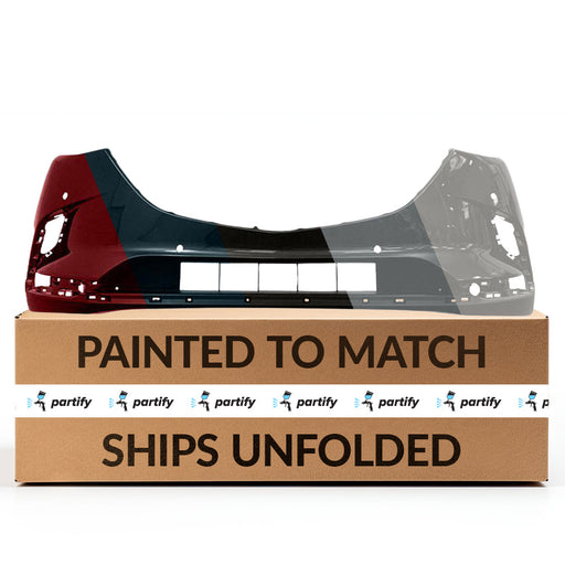 2018-2023 Mazda CX-9 OEM Front Bumper With Sensor Holes - TM5550031BBB-Partify-Painted-Replacement-Body-Parts