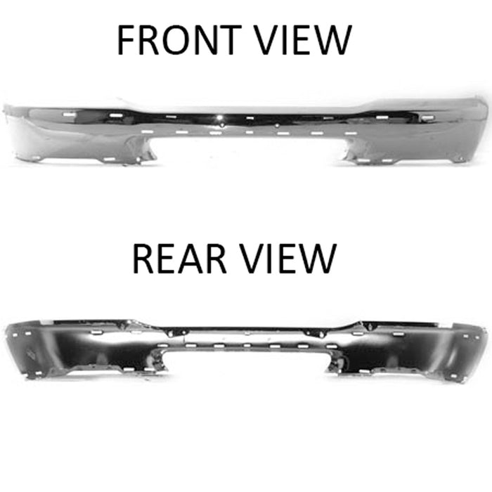 2001-2010 Mazda B2300/B2500/B3000/B4000 Front Bumper Face Bar Bright - MA1002134-Partify-Painted-Replacement-Body-Parts