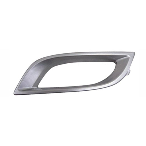 2010-2011 Mazda 3 Front Driver Side Bumper Insert Fog Lamp Bezel 2.5L L4 - MA1038107-Partify-Painted-Replacement-Body-Parts