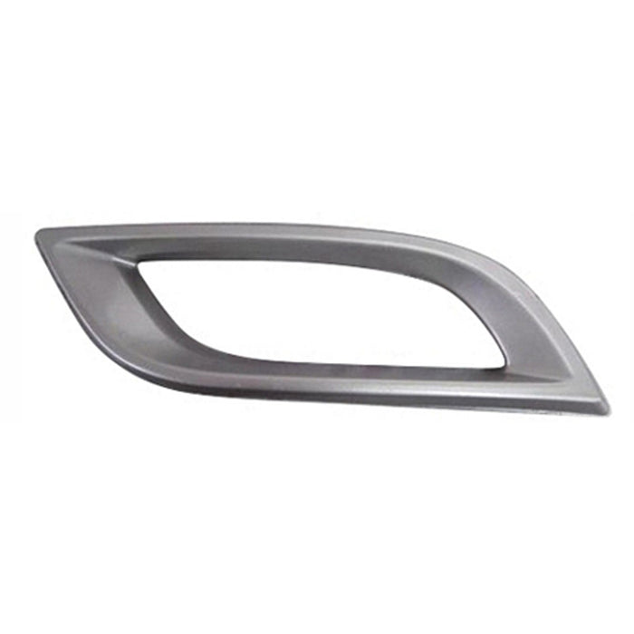 2010-2011 Mazda 3 Front Passenger Side Bumper Insert Fog Lamp Bezel 2.5L L4 - MA1039107-Partify-Painted-Replacement-Body-Parts