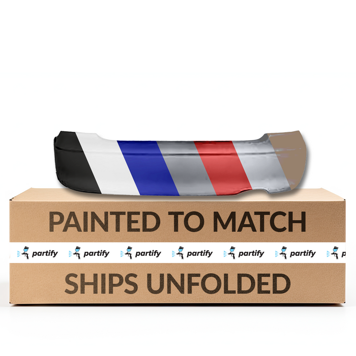 1993-1997 Mazda 626 CAPA Certified Rear Bumper W/Single Tone Paint - MA1100108C-Partify-Painted-Replacement-Body-Parts