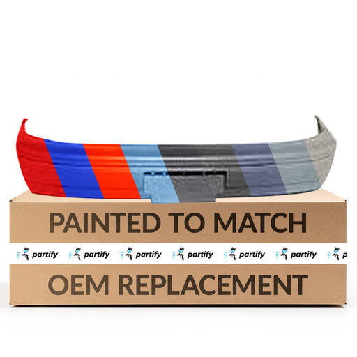 1990-1995 Mazda 323 LS CAPA Certified Rear Bumper 2 Door Hatchback - MA1100122C-Partify-Painted-Replacement-Body-Parts