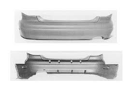 1997-2000 Mazda Millenia Rear Bumper Type 1 W//Excellent Green/Indigo Blue Paint - MA1100143-Partify-Painted-Replacement-Body-Parts