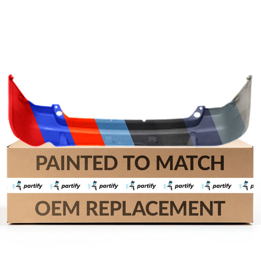 2001-2004 Mazda Tribute ES/LX Rear Bumper - MA1100161-Partify-Painted-Replacement-Body-Parts