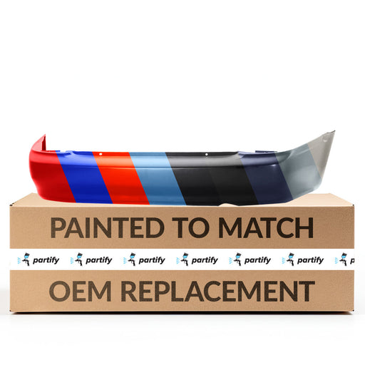 1999-2002 Mazda Protege CAPA Certified Rear Bumper 4 Door Sedan - MA1100164C-Partify-Painted-Replacement-Body-Parts