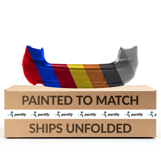 2004-2006 Mazda Mazda 3 Sport Model Rear Bumper - MA1100175-Partify-Painted-Replacement-Body-Parts