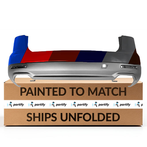 2007-2012 Mazda CX-9 Rear Bumper - MA1100191-Partify-Painted-Replacement-Body-Parts