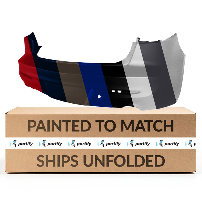 2010-2013 Mazda Mazda 3 Sedan 2.5L Engine Rear Bumper - MA1100200-Partify-Painted-Replacement-Body-Parts