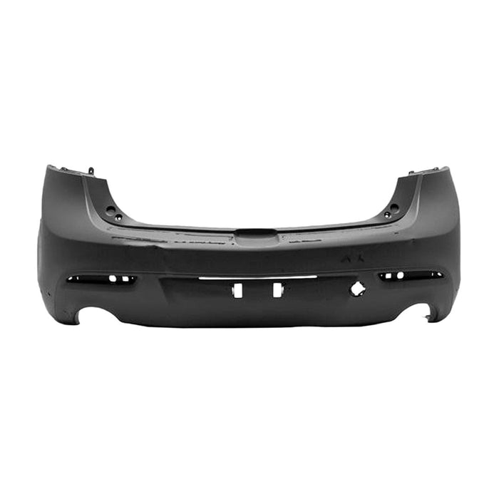 2010-2013 Mazda 3 CAPA Certified Rear Bumper W/Spoiler Holes 2.3L L4/2.5L L4 Hatchback - MA1100207C-Partify-Painted-Replacement-Body-Parts
