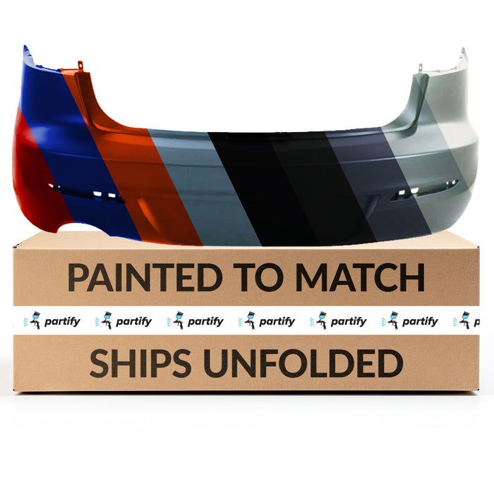 2012-2013 Mazda Mazda 3 Sedan 2.0L Engine Rear Bumper - MA1100209-Partify-Painted-Replacement-Body-Parts