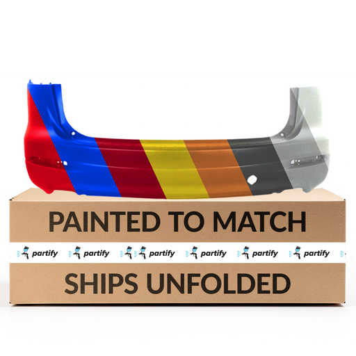 2013-2015 Mazda CX-9 Rear Bumper Without Sensor Holes - MA1100214-Partify-Painted-Replacement-Body-Parts