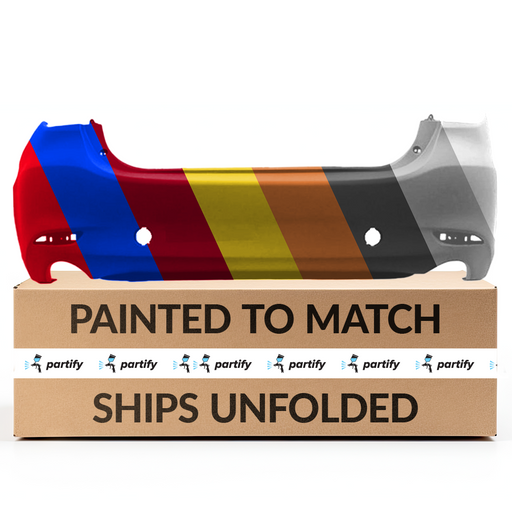 2018-2021 Mazda Mazda 6 Rear Bumper Without Sensor Holes - MA1100227-Partify-Painted-Replacement-Body-Parts