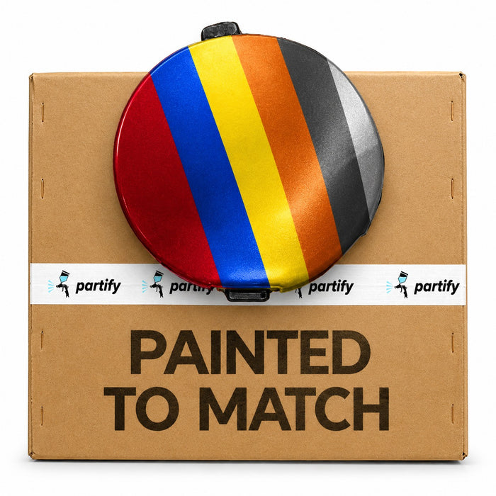 Partify painted-to-match tow hook cover graphic - MA1129101