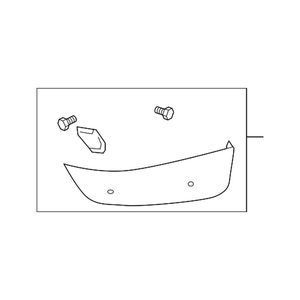 Rear Passenger Side Bumper to Body Filler Panel image