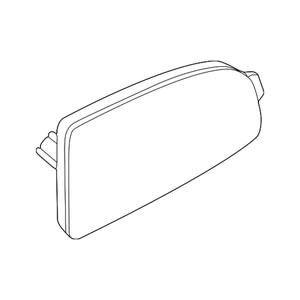 Rear Passenger Side Bumper Reflector image