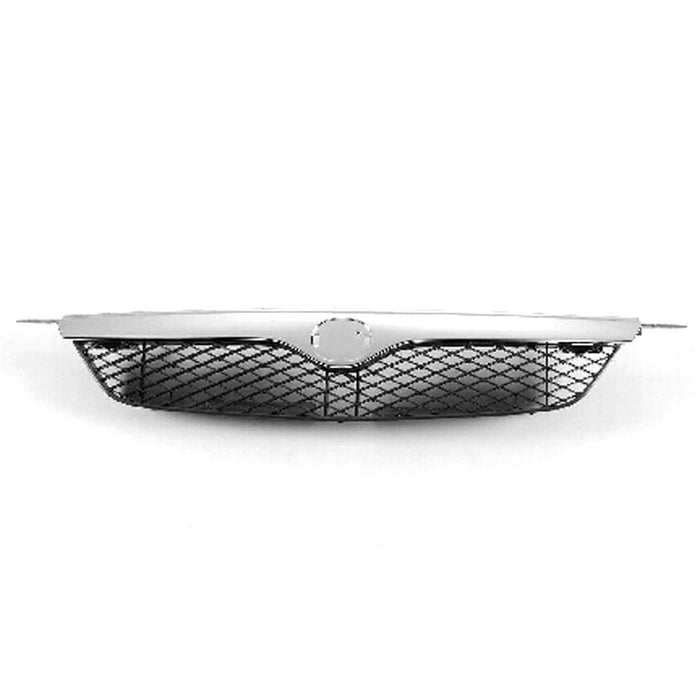 1999-2000 Mazda Protege Grille Includes Center Molding W/O Emblem Assembly - MA1200161-Partify-Painted-Replacement-Body-Parts