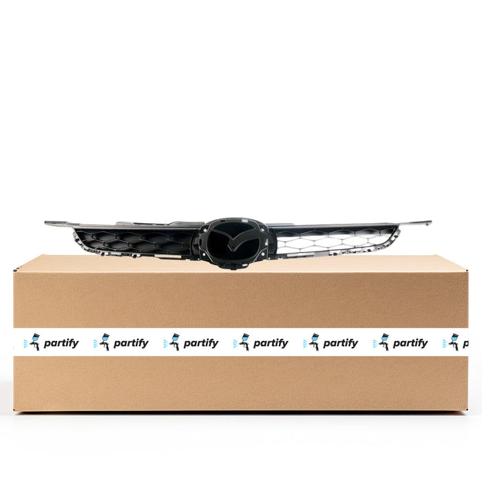 2010-2012 Mazda CX-7 CAPA Certified Grille Assembly 2.5L L4 - MA1200189C-Partify-Painted-Replacement-Body-Parts