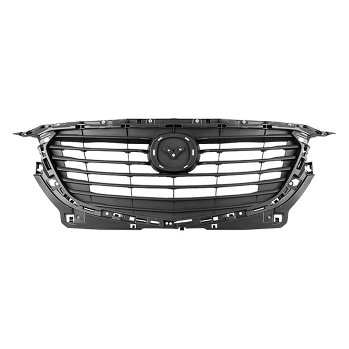 2016-2018 Mazda CX-3 Grille W/O Radar Cruise Control Black Assy Assembly - MA1200206-Partify-Painted-Replacement-Body-Parts