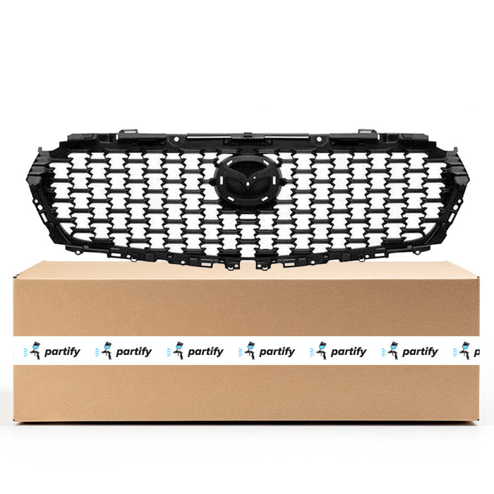 2023-2024 Mazda CX-50 CAPA Certified Grille Black Assembly - MA1200226C-Partify-Painted-Replacement-Body-Parts