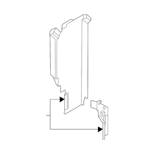 Passenger Side Grille Air Deflector image