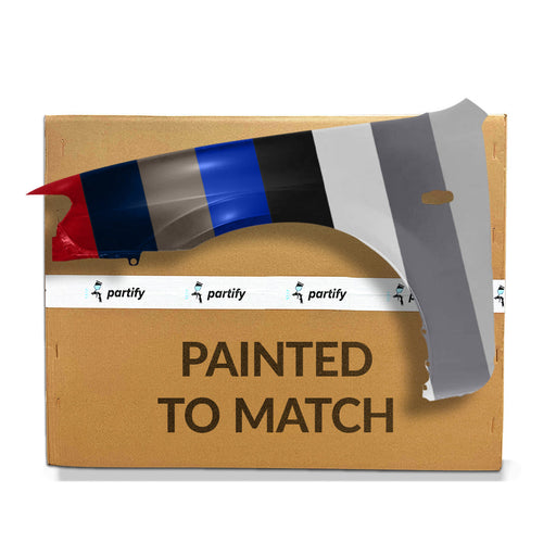 1999-2000 Mazda Protege Front CAPA Certified Driver Side Fender W/Side Lamp Hole - MA1240142C-Partify-Painted-Replacement-Body-Parts