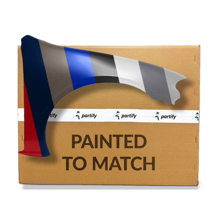 1995-1996 Mazda Protege Front CAPA Certified Passenger Side Fender - MA1241131C-Partify-Painted-Replacement-Body-Parts