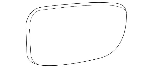 Mazda CX-30/CX-50 Electrochromic Door Mirror Glass Without Auto Dimming Heated - MA1324130
