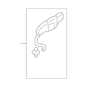 Rear Passenger Side Exterior Door Handle image
