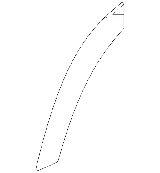 Mazda CX-50 Wheel Arch Molding On Door - MA1791114