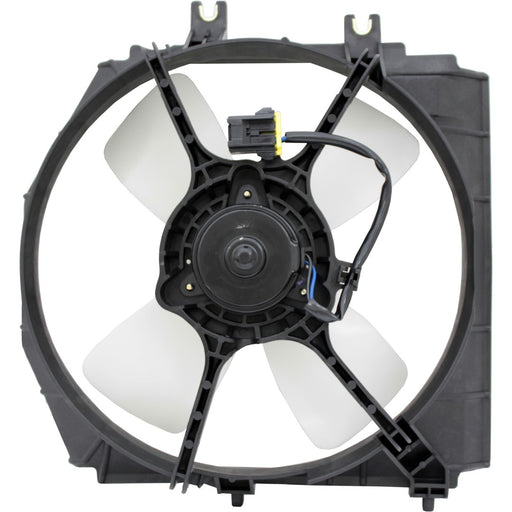 1995-1998 Mazda Protege Engine Cooling Fan Assembly Includes Motor/Blade/Shroud 1.5L L4/1.8L L4 - MA3115102-Partify-Painted-Replacement-Body-Parts