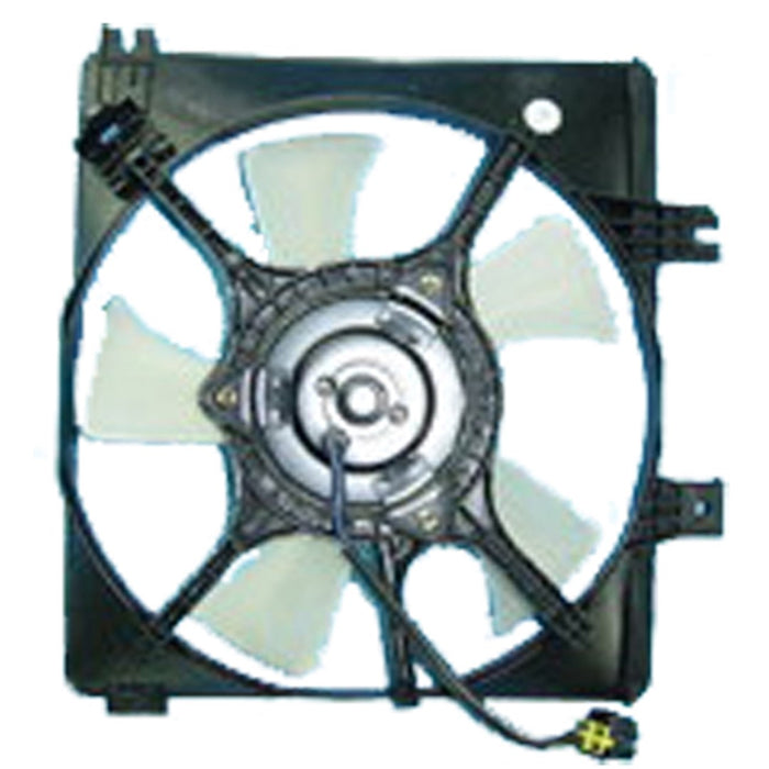 1998-1999 Mazda 626 Engine Cooling Fan Assembly Includes Motor/Blade/Shroud Auxillary Cooling W/Air Cond 2L L4 - MA3115108-Partify-Painted-Replacement-Body-Parts