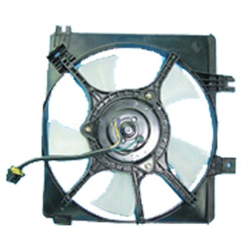 1998-1999 Mazda 626 Engine Cooling Fan Assembly Includes Motor/Blade/Shroud Auxillary Cooling 2.5L V6 - MA3115110-Partify-Painted-Replacement-Body-Parts