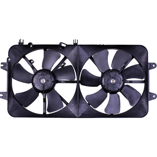 2000-2002 Mazda 626 Engine Cooling Fan Assembly W/Air Cond Dual Fan Assembly 2L L4 - MA3115114-Partify-Painted-Replacement-Body-Parts