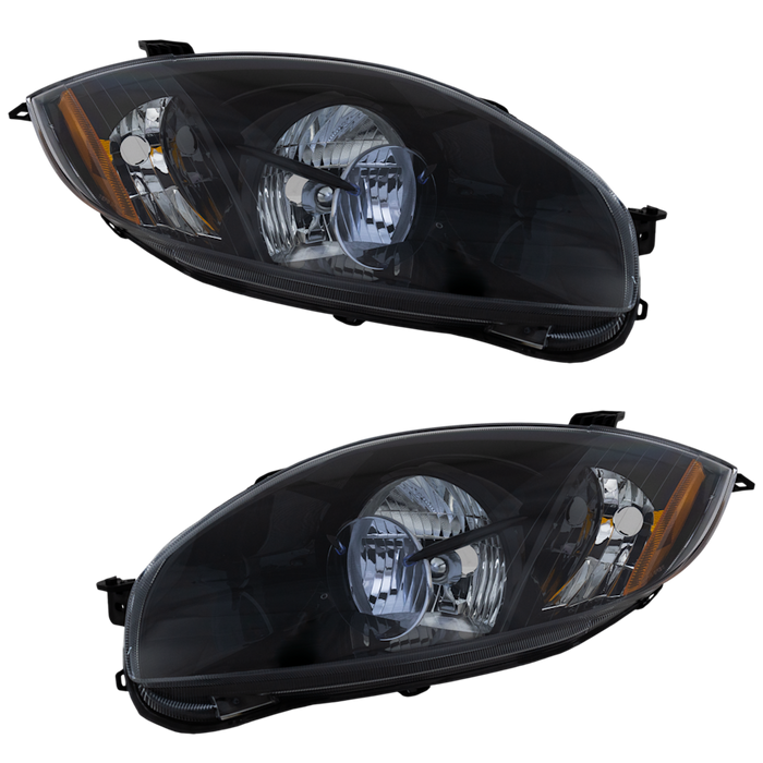 2006-2008 Mitsubishi Eclipse GT/GT SE Headlight Set From 1-07 Bezel Performance Set Coupe - MI2505118-Partify-Painted-Replacement-Body-Parts