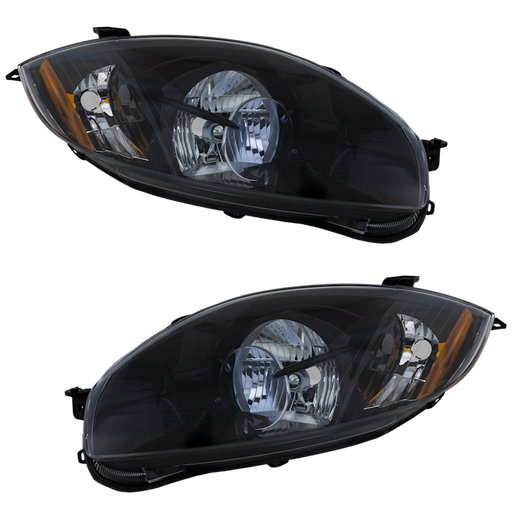 2006-2008 Mitsubishi Eclipse GT/GT SE Headlight Set From 1-07 Bezel Performance Set Coupe - MI2505118-Partify-Painted-Replacement-Body-Parts