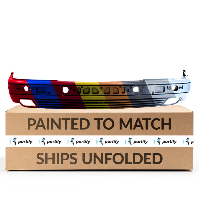1996-1999 Mercedes E300 Front Bumper - MB1000116-Partify-Painted-Replacement-Body-Parts