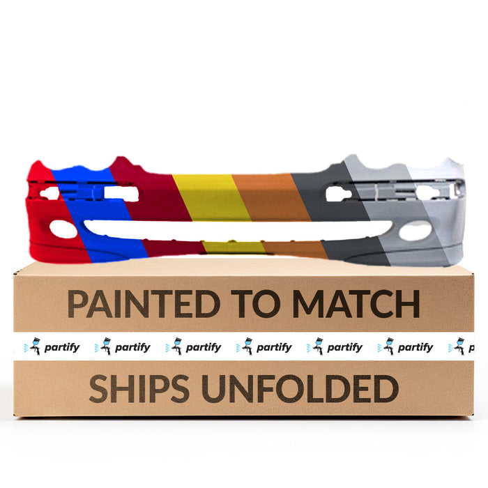 2001-2007 Mercedes C230 Front Bumper Without Headlight Washer Holes Sedan - MB1000147-Partify-Painted-Replacement-Body-Parts