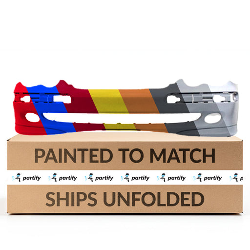 2001-2007 Mercedes C230 Front Bumper Without Headlight Washer Holes Sedan - MB1000147-Partify-Painted-Replacement-Body-Parts