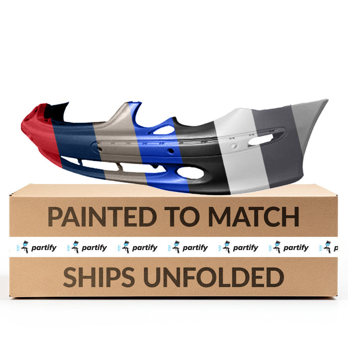 2003-2005 Mercedes CLK320 Front Bumper With Sensor Holes/Headlight Washer Holes Without Sport - MB1000193-Partify-Painted-Replacement-Body-Parts