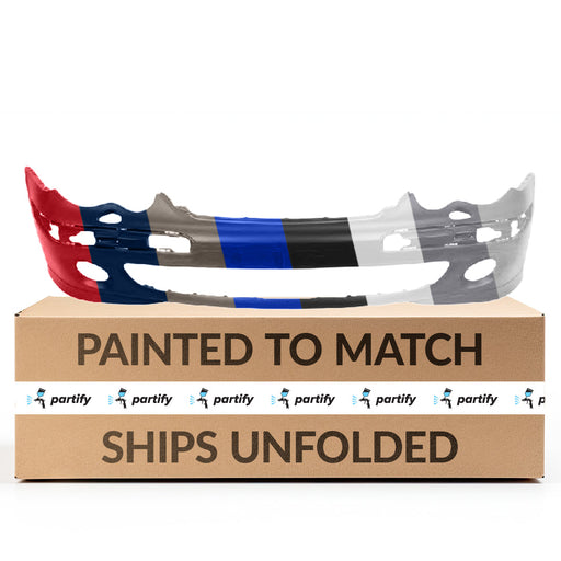 2005-2007 Mercedes C230 Front Bumper With Headlight Washer Holes - MB1000209-Partify-Painted-Replacement-Body-Parts