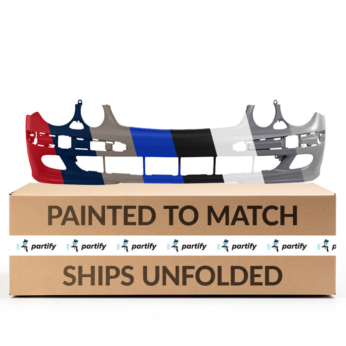 2003-2006 Mercedes E320 Front Bumper Sedan - MB1000227-Partify-Painted-Replacement-Body-Parts