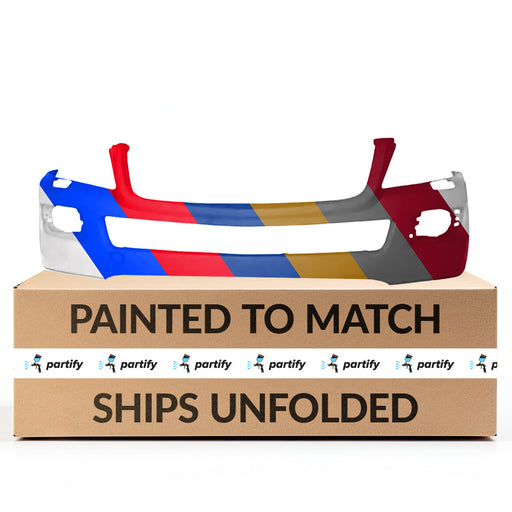 2007-2009 Mercedes-Benz GL320/GL450 CAPA Certified Front Bumper X164 W/H/Lamp Washers W/O Parktronic W/Curve Lighting - MB1000255C-Partify-Painted-Replacement-Body-Parts