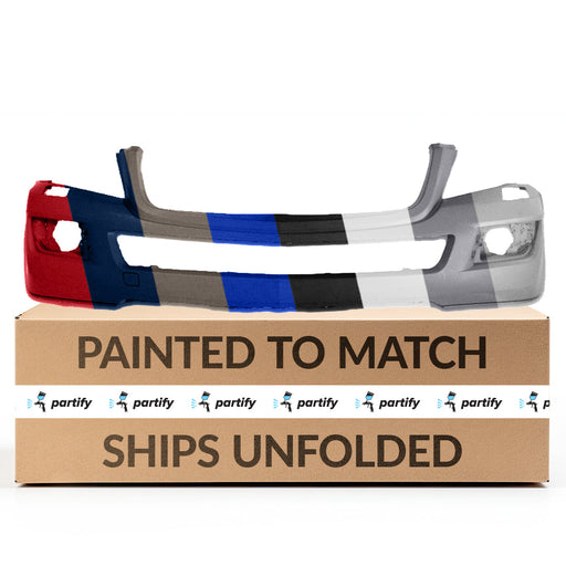 2007-2009 Mercedes GL320 Front Bumper Without Sensor Holes With Headlight Washer Holes - MB1000256-Partify-Painted-Replacement-Body-Parts