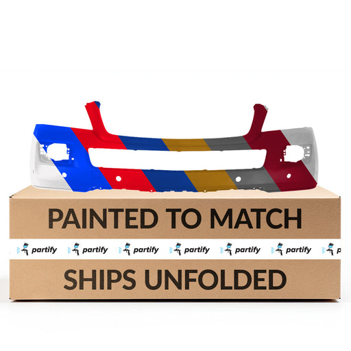 2007-2012 Mercedes-Benz GL320/GL350/GL450/GL550 CAPA Certified Front Bumper X164 W/O H/Lamp Washers W/Parktronic - MB1000257C-Partify-Painted-Replacement-Body-Parts