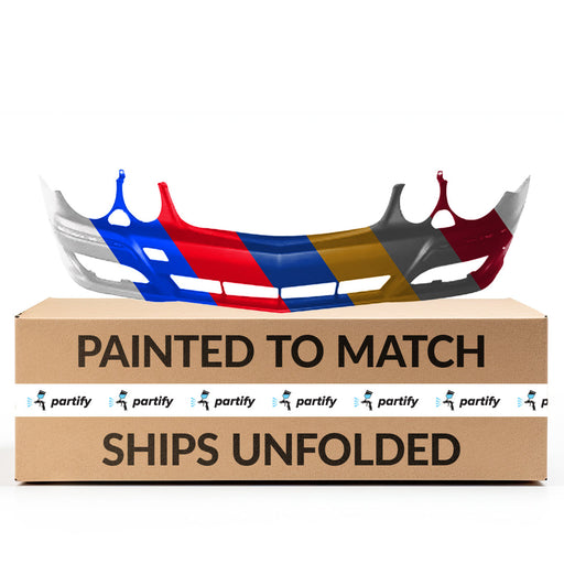 2007-2009 Mercedes-Benz E320/E350/E550 Front Bumper W/O Amg Styling Pkg W/Sport Pkg W/Headlamp Washer W/O Parktronic - MB1000266-Partify-Painted-Replacement-Body-Parts