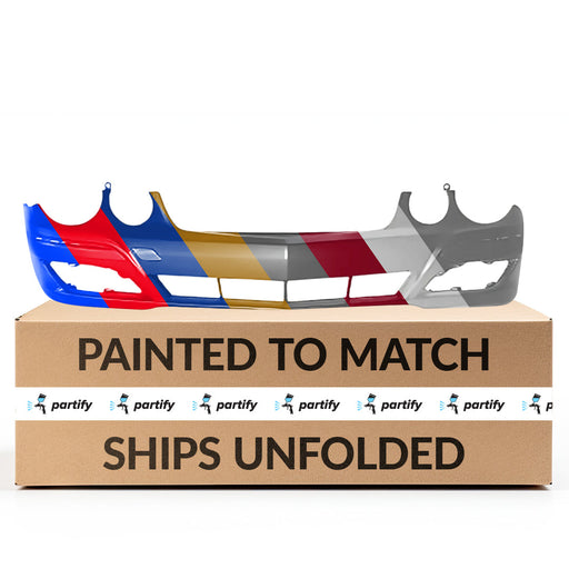 2007-2009 Mercedes-Benz E320/E350/E550 CAPA Certified Front Bumper W/O Amg Styling Pkg W/Sport Pkg W/O H/Lamp Washer W/O Parktronic - MB1000268C-Partify-Painted-Replacement-Body-Parts