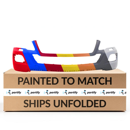 2009-2011 Mercedes ML320 Front Bumper Without Sensor Holes With Headlight Washer Holes Without Sport - MB1000291-Partify-Painted-Replacement-Body-Parts